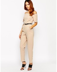 schwarzer Jumpsuit von Warehouse