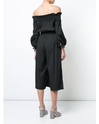 schwarzer Jumpsuit von Caroline Constas