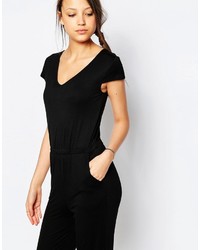 schwarzer Jumpsuit