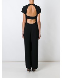 schwarzer Jumpsuit von T by Alexander Wang