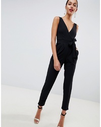 schwarzer Jumpsuit von Outrageous Fortune