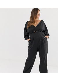 schwarzer Jumpsuit von Outrageous Fortune Plus