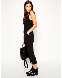 schwarzer Jumpsuit von Asos