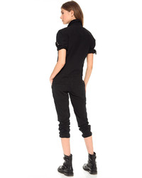 schwarzer Jumpsuit von R 13