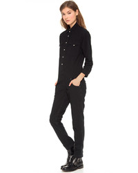 schwarzer Jumpsuit von R 13