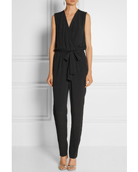 schwarzer Jumpsuit von Diane von Furstenberg