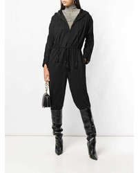 schwarzer Jumpsuit von Alberta Ferretti