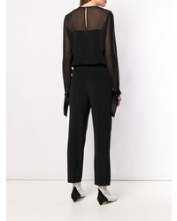 schwarzer Jumpsuit von Luisa Cerano