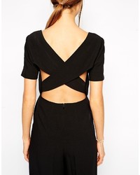 schwarzer Jumpsuit von Asos