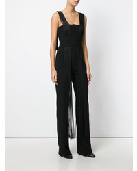 schwarzer Jumpsuit von Galvan