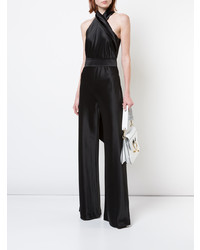 schwarzer Jumpsuit von Galvan