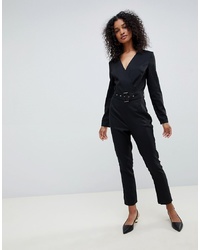 schwarzer Jumpsuit von UNIQUE21