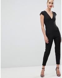 schwarzer Jumpsuit von Vesper