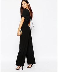 schwarzer Jumpsuit von Warehouse