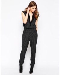 schwarzer Jumpsuit