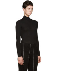 schwarzer Kaschmirpullover von Calvin Klein Collection