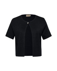 schwarzer Kurzarmpullover von Cartoon