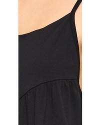 schwarzer kurzer Jumpsuit aus Spitze von Nightcap Clothing