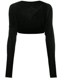 schwarzer kurzer Pullover von Aviu