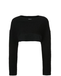 schwarzer kurzer Pullover von Cushnie