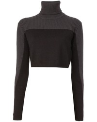 schwarzer kurzer Pullover von Lutz