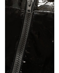 schwarzer Leder Bleistiftrock von Givenchy