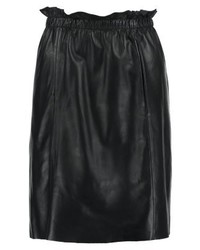 schwarzer Leder Minirock von Rue de Femme