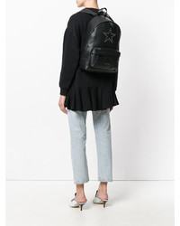 schwarzer Leder Rucksack mit Sternenmuster von Givenchy