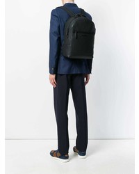 schwarzer Leder Rucksack von Salvatore Ferragamo