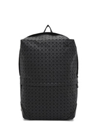 schwarzer Leder Rucksack von Bao Bao Issey Miyake