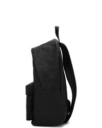 schwarzer Leder Rucksack von McQ Alexander McQueen