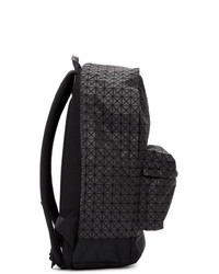 schwarzer Leder Rucksack von Bao Bao Issey Miyake