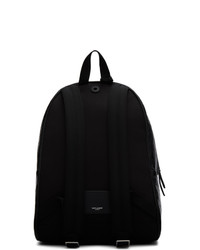 schwarzer Leder Rucksack von Saint Laurent