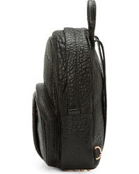 schwarzer Leder Rucksack von Alexander Wang