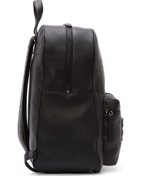 schwarzer Leder Rucksack von Christopher Kane