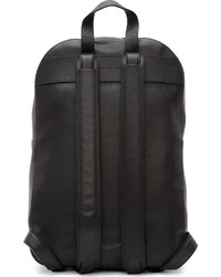 schwarzer Leder Rucksack von Christopher Kane