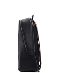 schwarzer Leder Rucksack von Paul Smith
