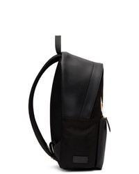 schwarzer Leder Rucksack von Fendi