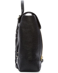 schwarzer Leder Rucksack von 3.1 Phillip Lim