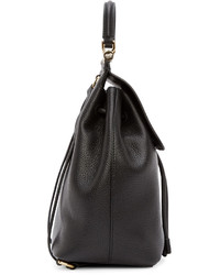 schwarzer Leder Rucksack von Dolce & Gabbana