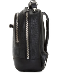 schwarzer Leder Rucksack von Mackage