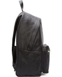 schwarzer Leder Rucksack von Versus