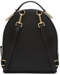 schwarzer Leder Rucksack von Versace