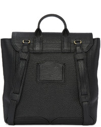 schwarzer Leder Rucksack von 3.1 Phillip Lim