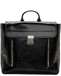 schwarzer Leder Rucksack von 3.1 Phillip Lim