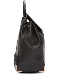 schwarzer Leder Rucksack von Alexander Wang