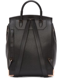 schwarzer Leder Rucksack von Alexander Wang