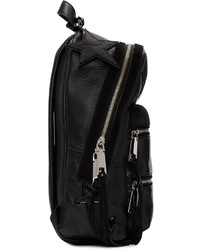 schwarzer Leder Rucksack von Marc Jacobs