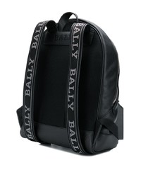 schwarzer Leder Rucksack von Bally