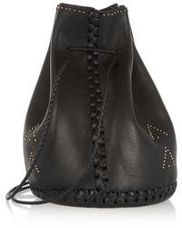 schwarzer Leder Rucksack von Wendy Nichol